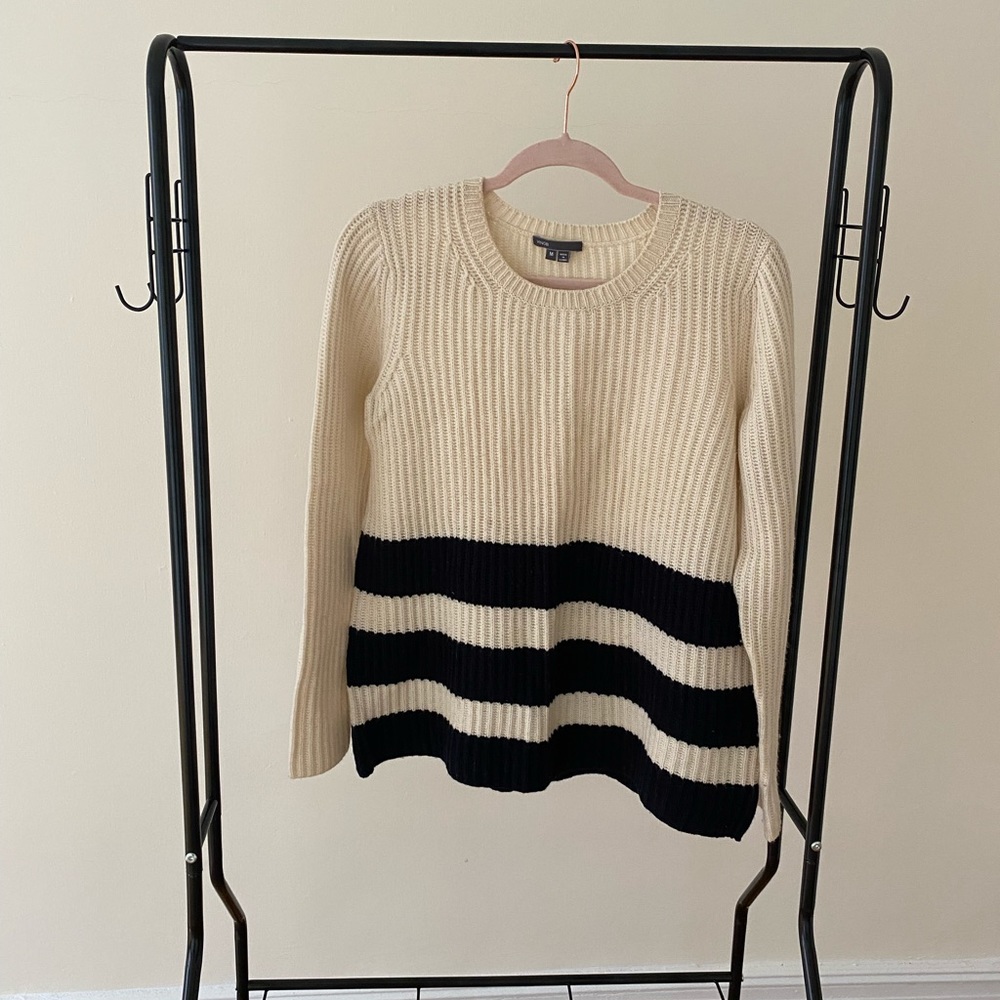 White Vince Sweater